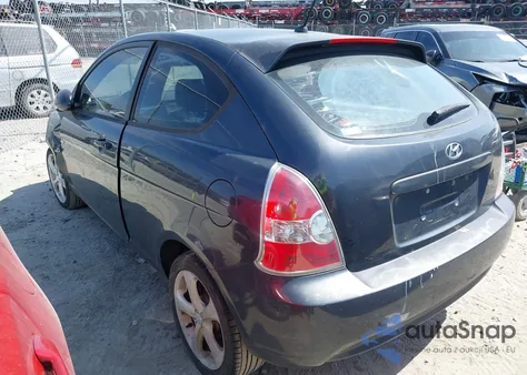 2007 Hyundai Accent Se из США, поврежденный, VIN KMHCN36C27U050012